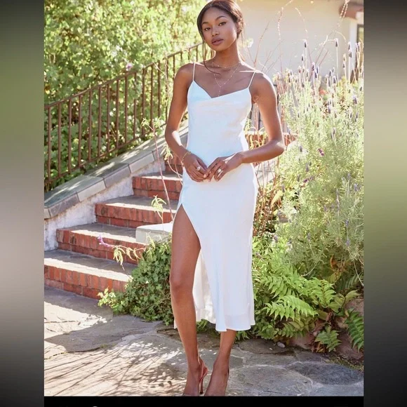 RESA Madison Slip Dress Ivory XS - Picture 4 of 6